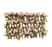 Ecran De Confidentialité Pour Clôture De Balcony, Extendable Ecran In Fausses Fleurs, Panneau De Haie Artificielle Retrable, Exterior Décoration, Protection Visuelle, Garden, Terrasse, Balcony, Mai