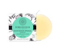Écrin de Fleur - Certified Organic Handmade Men’s Shaving Soap Bar, Natural Mint Scent, Chemical Free, Palm Oil free, 1x55g