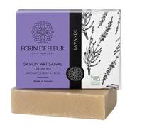 Écrin de Fleur - Lavender Soap for All Skin Types, COSMOS Organic & Nature et Progrès Certified, Handmade in France, Lavandin & True Lavender Essential Oils, 90g