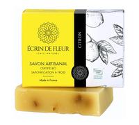 Écrin de Fleur - Lemon Soap for Oily Skin, Certified Organic Handcrafted Soap, Cold Processed, 1x90g