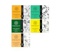 Écrin de Fleur - Organic Artisan Soap Gift Set for Body & Face, Handmade French Cold Processed Cleansing Bars, COSMOS Organic & Nature et Progrès Certified, 5 x 90g