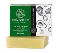 Écrin de Fleur - Organic Avocado & Hemp Soap Bar, Handmade in France, COSMOS & Nature et Progrès Certified, Orange & Ylang-Ylang, 90g
