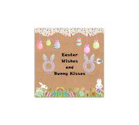 Ecripe Sterling Silver 925 Kids Earrings for Girls, Bunny Studs with Pink Zirconia, Easter Hypoallergenic Jewellery Gifts