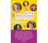 Écrits féministes: DE 1970 A NOS JOURS (2) – Flammarion