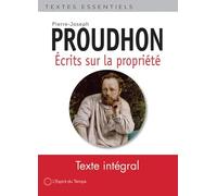 Ecrits sur la Propriété: Première époque