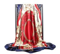 Ecroon Womens Silk Like Feeling Scarf Ladies Large Square Satin Headscarf Neckscarf Hair Scarves and Wraps