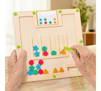 ECROUATY Sorting Board Matching Activity Memory Game for Seniors, Dementia & Alzheimer's Care, 1 Player, Age 65+