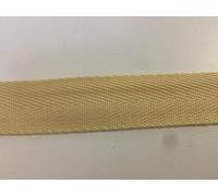 Ecru Cotton Blend Binding Apron Herringbone Twill Webbing Tape Sew Strap 38mm Wide- 5 metres