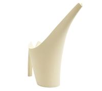 (Ecru) Plant watering Can Jug Plastic Long Spout 1.5L for Home Garden handle 2 colors