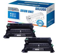 ECSC Compatible Drum Unit Replacement for Brother HL5440D 5445D 5450DN 5470DW 5470DWT 6180DW 6180DWT MFC8710DN MFC8910DW MFC8950DWTD CP8155DN DCP8150DN DCP8110DN DR-3300 (2-Pack)
