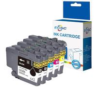 ECSC Compatible Ink Cartridge LC424 For Printer, Compatible with Brother DCP-J1200W DCP-J1200WE Black Cyan Magenta Yellow (5 Pack)
