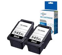 ECSC Compatible Ink Cartridge PG-545XL Replacement for Canon Pixma iP2850 MG2400 MG2450 MG2455 MG2500 MG2550 MG2550S MG2555 MG2555S MG2900 MG2950 MG2950S (Black 2-Pack)