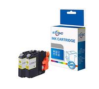 ECSC Compatible Ink Cartridge Replacement for Brother DCP-J4120DW MFC-J4420DW MFC-J4620DW MFC-J4625DW MFC-J5320DW MFC-J5620DW MFC-J5625DW MFC-J5720DW LC225XL (Yellow, 2-Pack)
