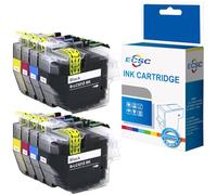 ECSC Compatible Ink Cartridge Replacement for Brother DCP-J772DW DCP-J774DW MFC-J890DW MFC-J895DW LC3213 (BK/C/M/Y, 8-Pack)