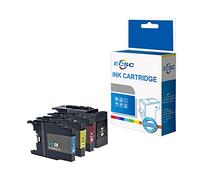 ECSC Compatible Ink Cartridge Replacement for Brother MFC-J5910DW MFC-J6510DW MFC-J6710D MFC-J6710DW MFC-J6910DW LC1280XL (BK/C/M/Y, 4-Pack)