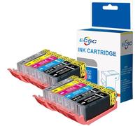 ECSC Compatible Ink Cartridge Replacement for Canon Pixma MG7750 MG7751 MG7752 MG7753 TS8050 TS8051 TS8052 TS8053 PGI570/CLI571 (Black/Photo-Black/Cyan/Magenta/Yellow/Grey, 12-Pack)