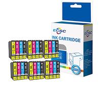ECSC Compatible Ink Cartridge Replacement for Epson Stylus Office BX305F BX305FW Plus Stylus S22 SX125 SX130 SX230 SX235W SX420W SX425W SX430W SX435W SX438W SX440W SX445W T1285 (B/C/M/Y, 24-Pack)