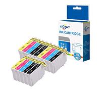 ECSC Compatible Ink Cartridge Replacement for Epson Stylus SX235W SX425W SX435W SX440 SX445W SX525WD SX535WD SX620FW, Stylus Office B42WD BX305F BX305FW BX305FW Plus BX320FW T1295 (BK/C/M/Y, 14-Pack)