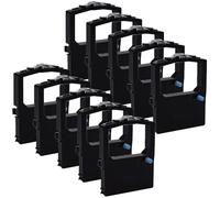 ECSC Compatible Ink Ribbon Replacement for OKI ML182 ML192 ML320 ML3320 ML280 Label (Black, 10-Pack)
