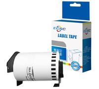 ECSC Compatible Label Roll Replacement for Brother QL-1050, QL-1050N, QL-1060N, QL-1100, QL-1110NWB Label Printers (White, 1-Pack)