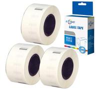 ECSC Compatible Label Roll Replacement for Dymo LabelWriter 310 330 Turbo 400 400 Turbo 400 Twin Turbo 450 (White, 3-Pack)