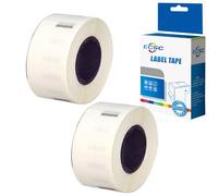 ECSC Compatible Label Roll Replacement for Dymo LabelWriter 310 330 Turbo 400 400 Turbo 400 Twin Turbo 450 (White, 2-Pack)