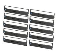 ECSC Compatible Ribbon Cartridge Replacement for EPSON ERC19 VP80K VP85K PRT4282 PRT9282 LQ200 LQ300 LQ300K LQ400 LQ450 LQ500 LQ510 LQ550 LQ570 LQ800 LQ850 LQ850 LQ870 LQ305KT 942N (Black 10-Pack)