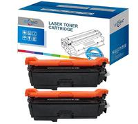ECSC Compatible Toner Cartridge CE400X Replacement for HP Color LaserJet Managed M575cm MFP M575dnm, LaserJet Enterprise 500 color M551 Series(Black, 2-Pack)