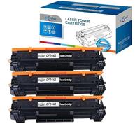 ECSC Compatible Toner Cartridge CF244A Fits For HP LaserJet Pro M15 M15a M15w M28a MFP M28a M28w MFP M28w M17a M17w(Black, 3-Pack)