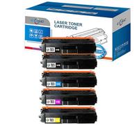 ECSC Compatible Toner Cartridge Replacement for Brother DCP-9055CDN 9055CDW 9270CDN HL-4140CN 4150CDN 4570CDW 4570CDWT MFC-9460CDN 9465CDN 9970CDW TN325 (Black/Cyan/Magenta/Yellow, 5-Pack)
