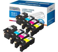 ECSC Compatible Toner Cartridge Replacement for Dell 1250 1250c 1350 1350cnw 1355 1355cn 1355cnw C1760 C1760nw C1765 C1765nfw DELL1250 (Black/Cyan/Magenta/Yellow, 8-Pack)