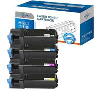 ECSC Compatible Toner Cartridge Replacement for Dell 1320 1320c 1320cn 1320dn 593-10262/3/5/4 (Black/Cyan/Magenta/Yellow, 4-Pack)