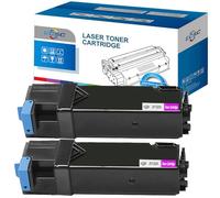 ECSC Compatible Toner Cartridge Replacement for Dell 1320 1320c 1320cn 1320dn 593-10265 (Magenta, 2-Pack)