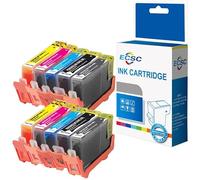 ECSC Ink Cartridge 364XL For Printer, Compatible with HP Photosmart Plus All-In-One B209 B209a B209b B209c e All-In-One B210b e-All-In-One B210c Black Photoblack Cyan Magenta Yellow (10-Pack)