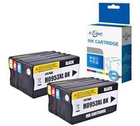 ECSC Ink Cartridge 953XL For Printer, Compatible With HP OfficeJet Pro 7700 7720 7730 7740 WF 8200 8210 8216 8218 8710 8715 (B,C,M,Y, 8-Pack)