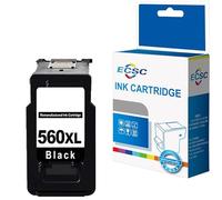 ECSC Ink Cartridge PG-560XL For Printer, Compatible With Canon Pixma TS5350 TS5350a TS5350i TS5351 TS5351a TS5352 TS5352a TS5353 TS7450 TS7450a TS7450i TS7451 TS7451A TS7451i BlacK(1-PacK)