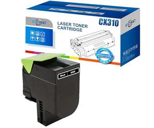 ECSC Toner Cartridge 802K For Printer, Compatible With Lexmark CX310dn CX310dnw CX310n CX410de CX410dte CX410e (Black, 1-Pack)