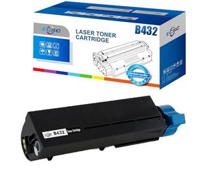 ECSC Toner Cartridge B432 For Printer, Compatible With Oki B412dn B412dnw B432dn B432dnw B512dn B512dnw MB472dnw (Black, 1-Pack)