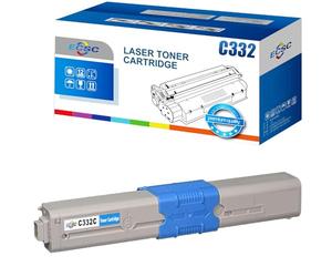 ECSC Toner Cartridge C332C / 46508711 For Printer, Compatible With OKI C332dn C332dnw MC363 MC363dn MC363dnw (Cyan, 1-Pack)