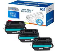 ECSC Toner Cartridge CE255A For Printer, Compatible With HP LaserJet Enterprise 500 MFP M525dn M525f Enterprise P3015 P3015DN P3015X flow MFP M525c P3015 (Black, 3-Pack)