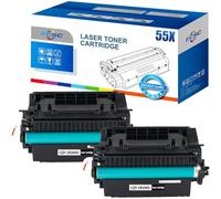 ECSC Toner Cartridge CE255X For Printer, Compatible With HP LaserJet Enterprise 500 MFP M525dn M525f P3015 P3015DN P3015X flow MFP M525c P3015 (Black, 2-Pack)