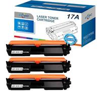 ECSC Toner Cartridge CF217A / 17A For Printer, Compatible With HP LaserJet Pro M10 M102 M102 MFP M13 MFP M130 MFP M130f MFP M130f MFP M130nw (Black, 3-Pack)