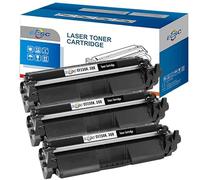 ECSC Toner Cartridge CF230X 30X For Printer, Compatible With HP LaserJet Pro M203 M203 Series M203dn M203dw M220 Series MFP M227 Series MFP M227fdn MFP M227fdw MFP M227sdn Black (3-PacK)
