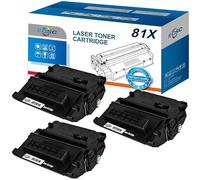 ECSC Toner Cartridge CF281X / 81X For Printer, Compatible With HP LaserJet Enterprise M605dn M605n M605x M606dn M606x MFP M630dn MFP M630f MFP M630h Flow MFP M630z (Black, 3-Pack)
