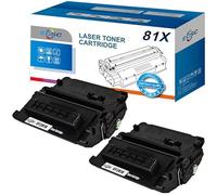 ECSC Toner Cartridge CF281X / 81X For Printer, Compatible With HP LaserJet Enterprise M605dn M605n M605x M606dn M606x MFP M630dn MFP M630f MFP M630h Flow MFP M630z (Black, 2-Pack)