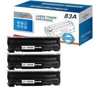 ECSC Toner Cartridge CF283A / 83A For Printer, Compatible With HP LaserJet Pro M201dw M201n MFP M125a MFP M125nw MFP M125rnw MFP M127fn MFP M127fp MFP M127fw (Black, 3-Pack)