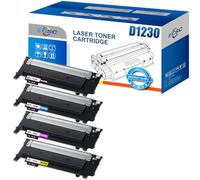 ECSC Toner Cartridge For Printer, Compatible With Dell 1230C 1230CN 1230 1235C 1235CN (B,C,M,Y, 4-Pack)