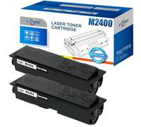 ECSC Toner Cartridge For Printer, Compatible With Epson Aculaser M2400D M2400DN M2400DT M2400DTN M2400 (Black, 2-Pack)