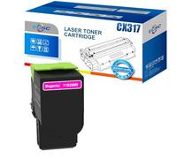 ECSC Toner Cartridge For Printer, Compatible With Lexmark CS317dn CS417dn CS517de CX317dn CX417de CX517de (Magenta, 1-Pack)