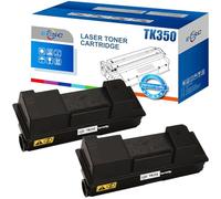 ECSC Toner Cartridge TK-350 For Printer, Compatible With Kyocera FS 3000 Series 3040 MFP 3040 MFP Plus 3100 Series 3140 MFP 3140 MFP Plus (Black, 2-Pack)